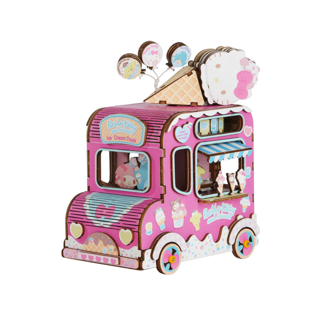 Hello Kitty® and Friends Ice Cream Truck | 3D Wooden Music Box Puzzle