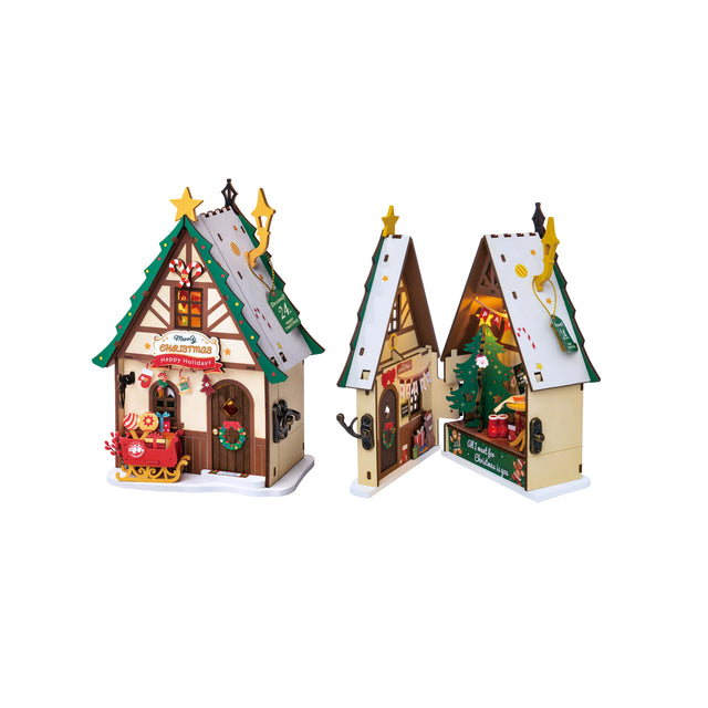 DIY Miniature House Kit | Twinkling Christmas House